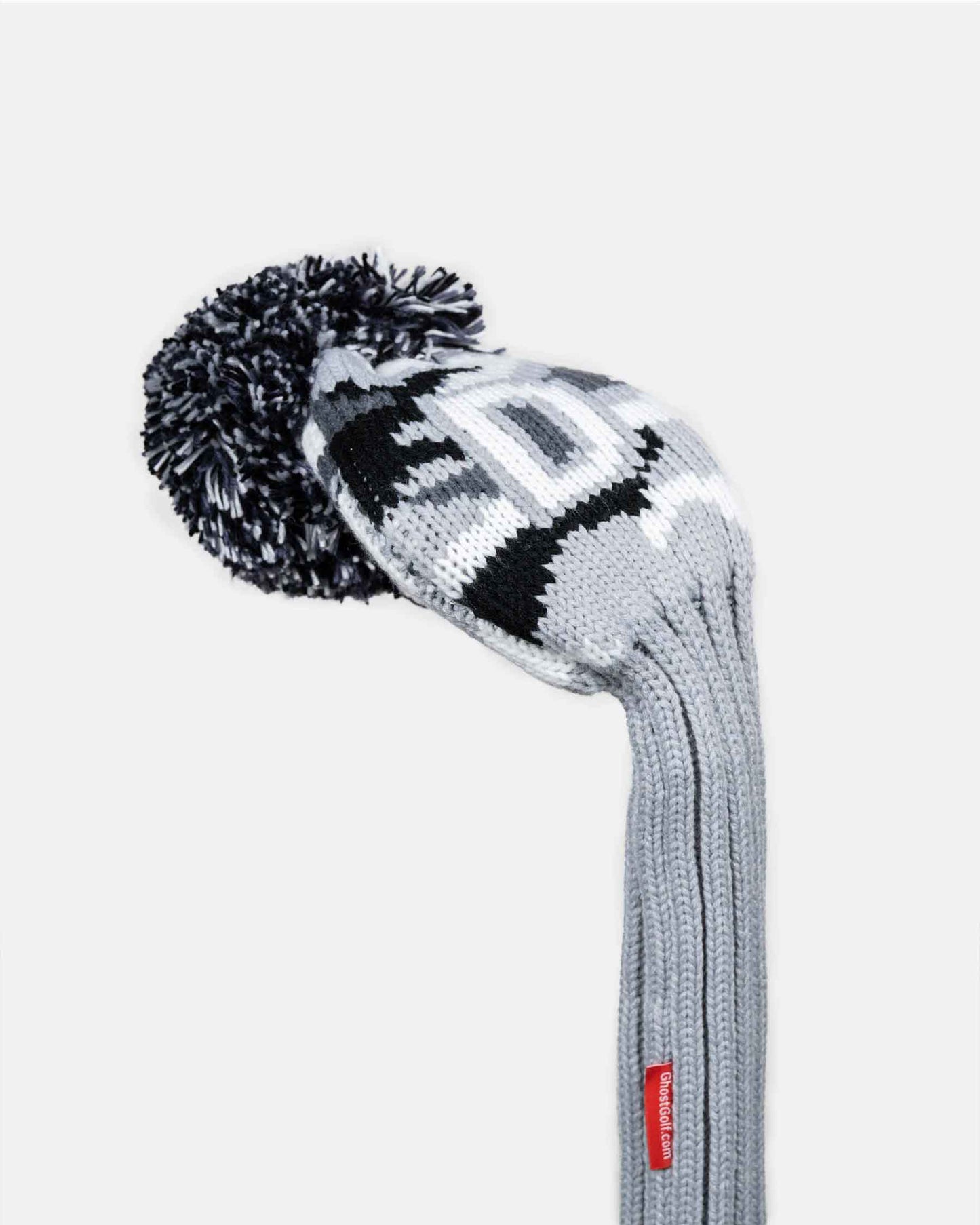 GHOST GOLF GREY CAMO KNIT HEAD COVER