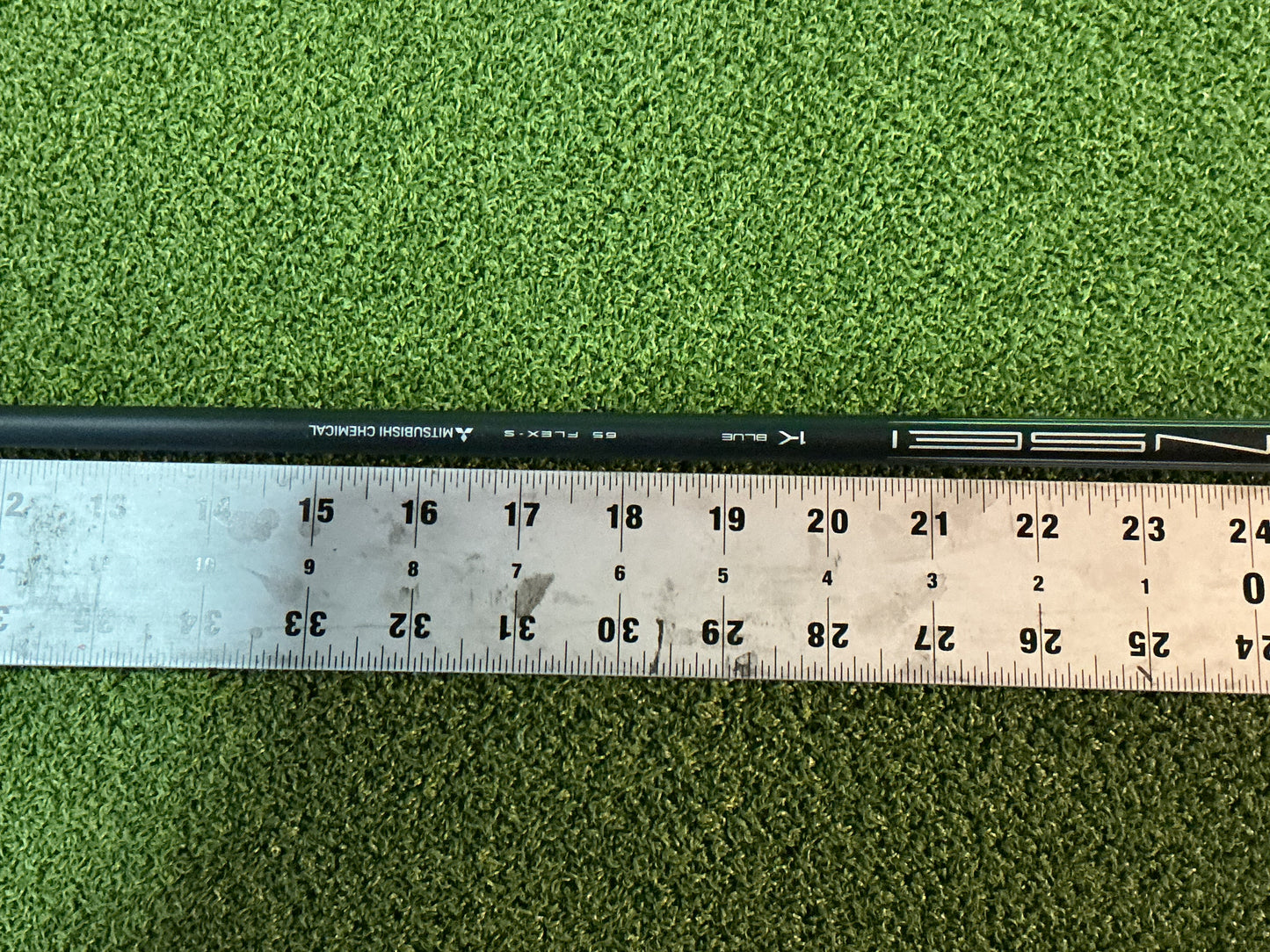 PREOWNED MITSUBISHI 1K BLUE 65S TAYLORMADE 3W/R7 SHAFT