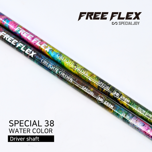 FREE FLEX FF38 SPECIAL 38 WATER COLOR DRIVER SHAFT